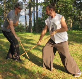 Forma a coppie "Coda di tigre" Bastone corto Wudang - 5 marzo - Associazione Ninhao