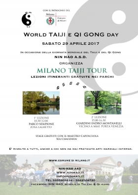 Giornata mondiale del Taiji - 29 aprile 2017 - Associazione Ninhao