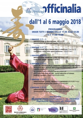 22° Taijifestival - Belgioioso 1-6 maggio 2018 - Associazione Ninhao